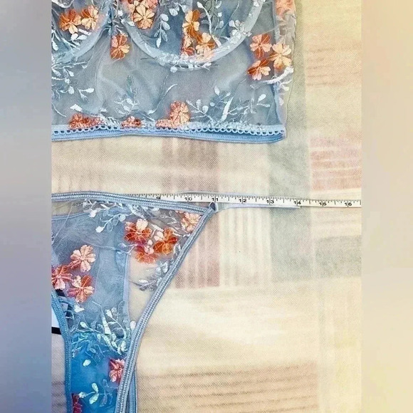 💎Gentle Blue  Colour Sexy Lingerie Set💎 - Picture 12 of 13